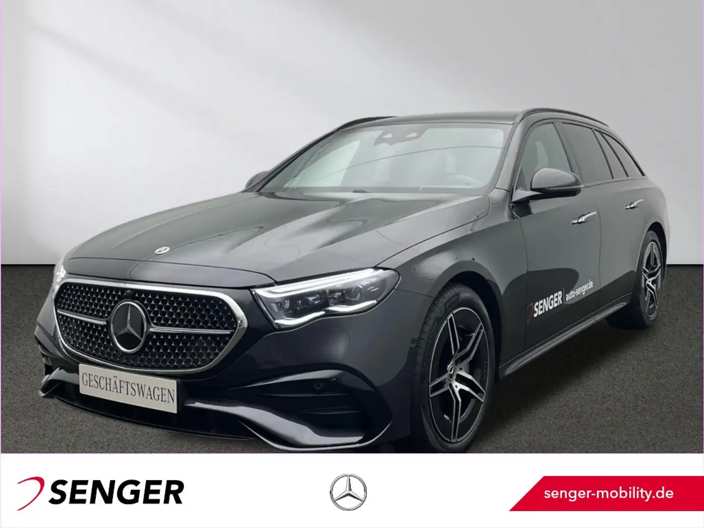Mercedes-Benz E 450 T d 4M AMG Panorama Superscreen Burmester Gris - 1