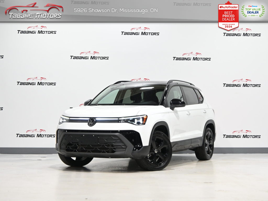 2025 Volkswagen Taos Comfortline Black Edition  No Accident Panoramic Roof Adaptive Cruise Remote Start — снимка 1