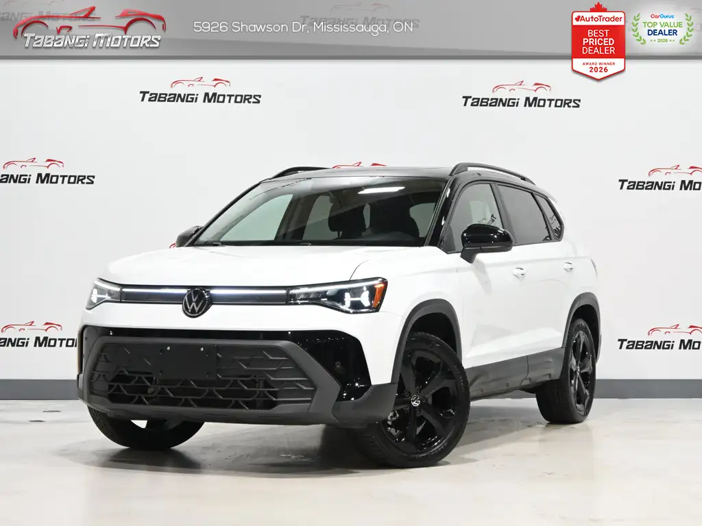 2025 Volkswagen Taos Comfortline Black Edition No Accident Panoramic Roof Adaptive Cruise Remote Start