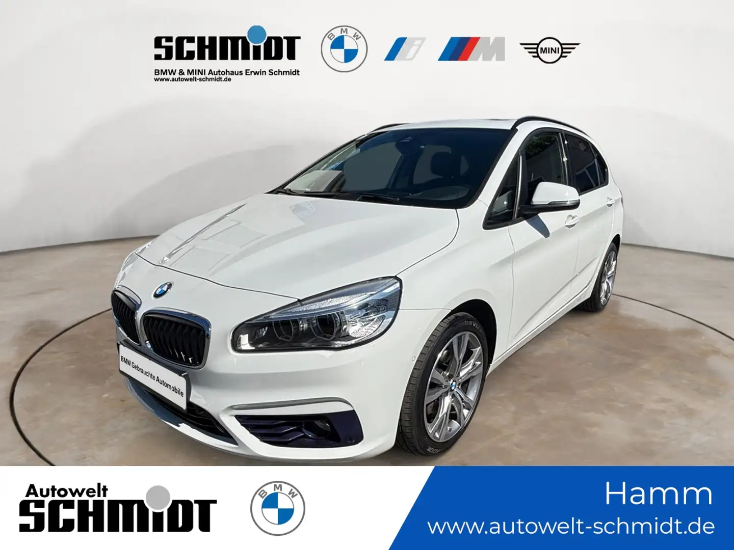 BMW 218 d Active Tourer Sport Line + GARANTIE Weiß - 1