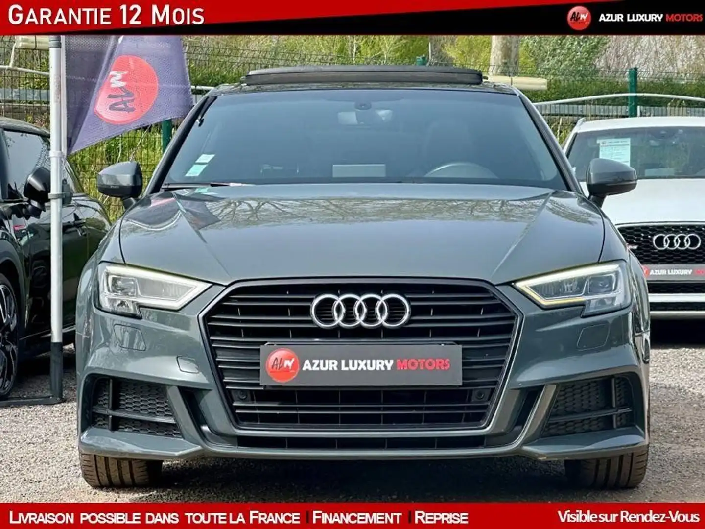 Audi A3 II (2) 150 CV S-LINE PLUS S-TRONIC Gris - 2