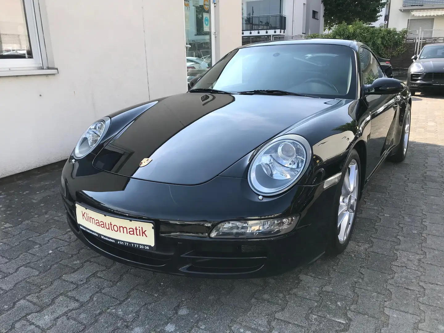Porsche 911 Carrera 4*Schalter*Schiebedach*Leder*Klima Чорний - 2