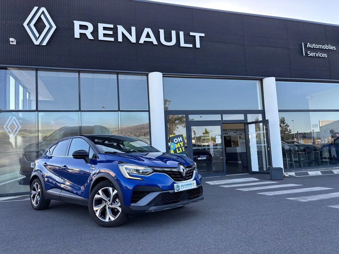Renault Captur 1.6 E-TECH HYBRIDE 145CH RS LINE -21B Bleu - 1