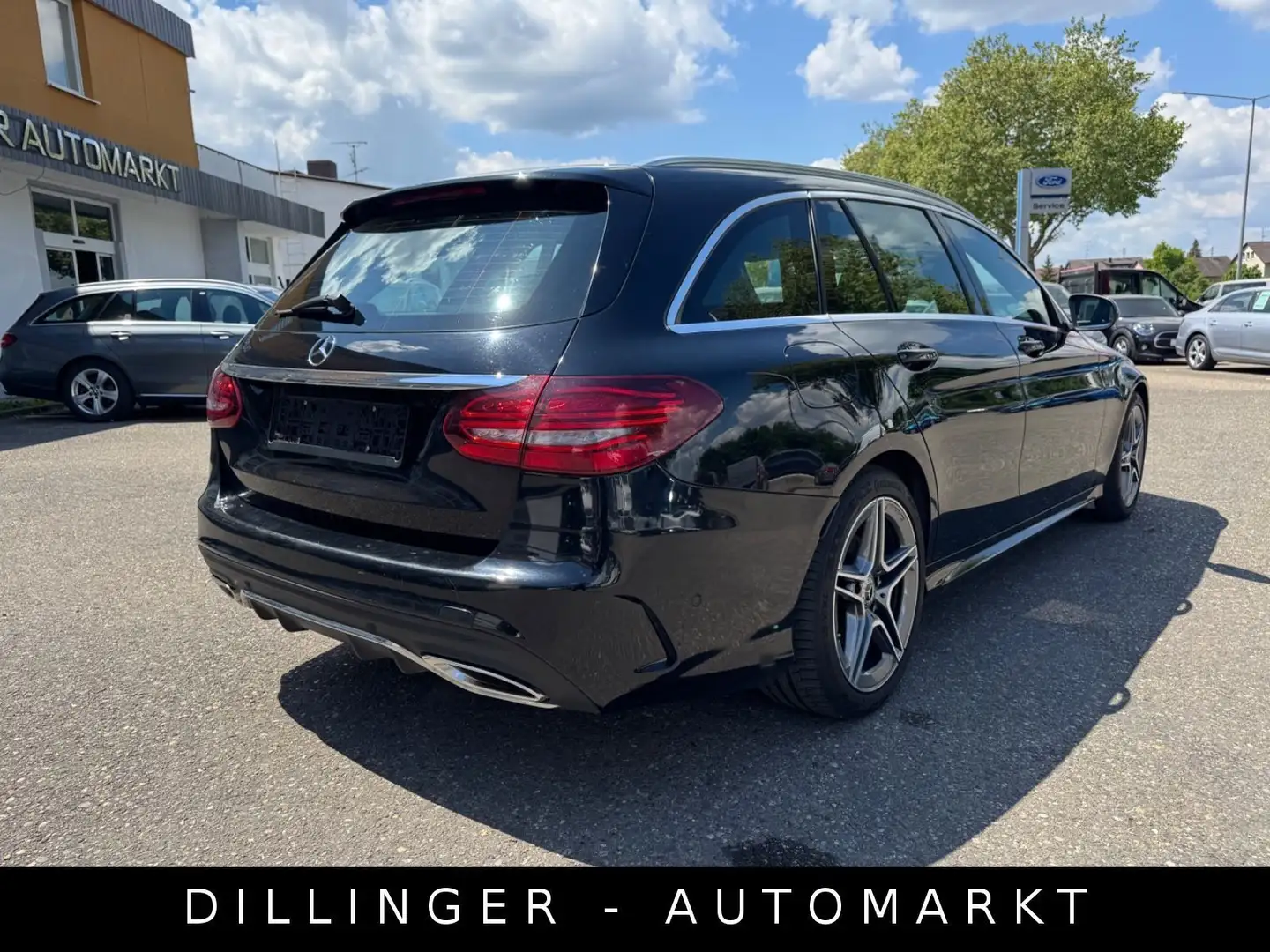 Mercedes-Benz C 200 T AMG-Line (Virtual Cock) LED Navi Leder Schwarz - 2
