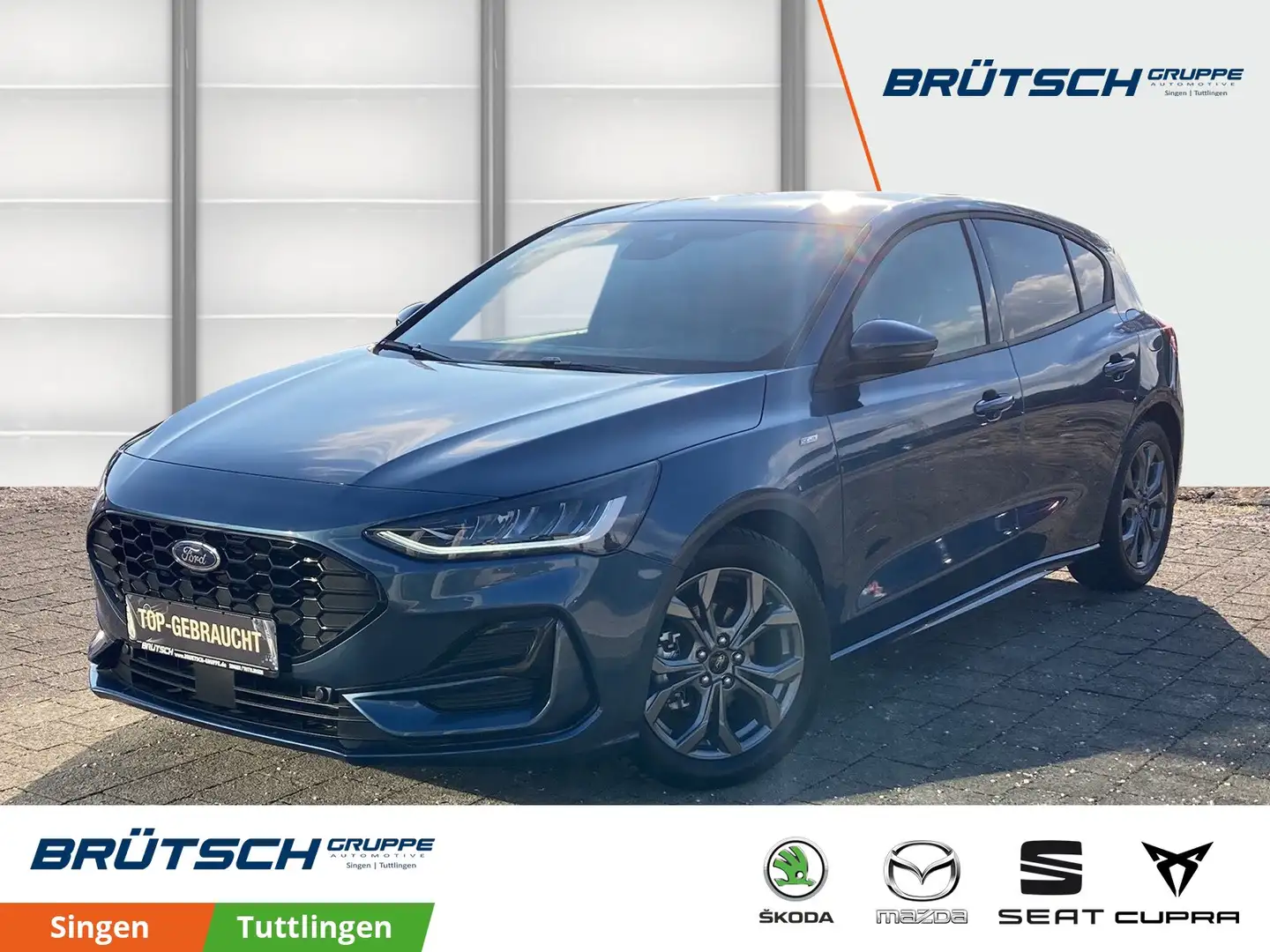 Ford Focus ST-Line X AUTOMATIK / KLIMA / LED / NAVI / SITZHEI Modrá - 1