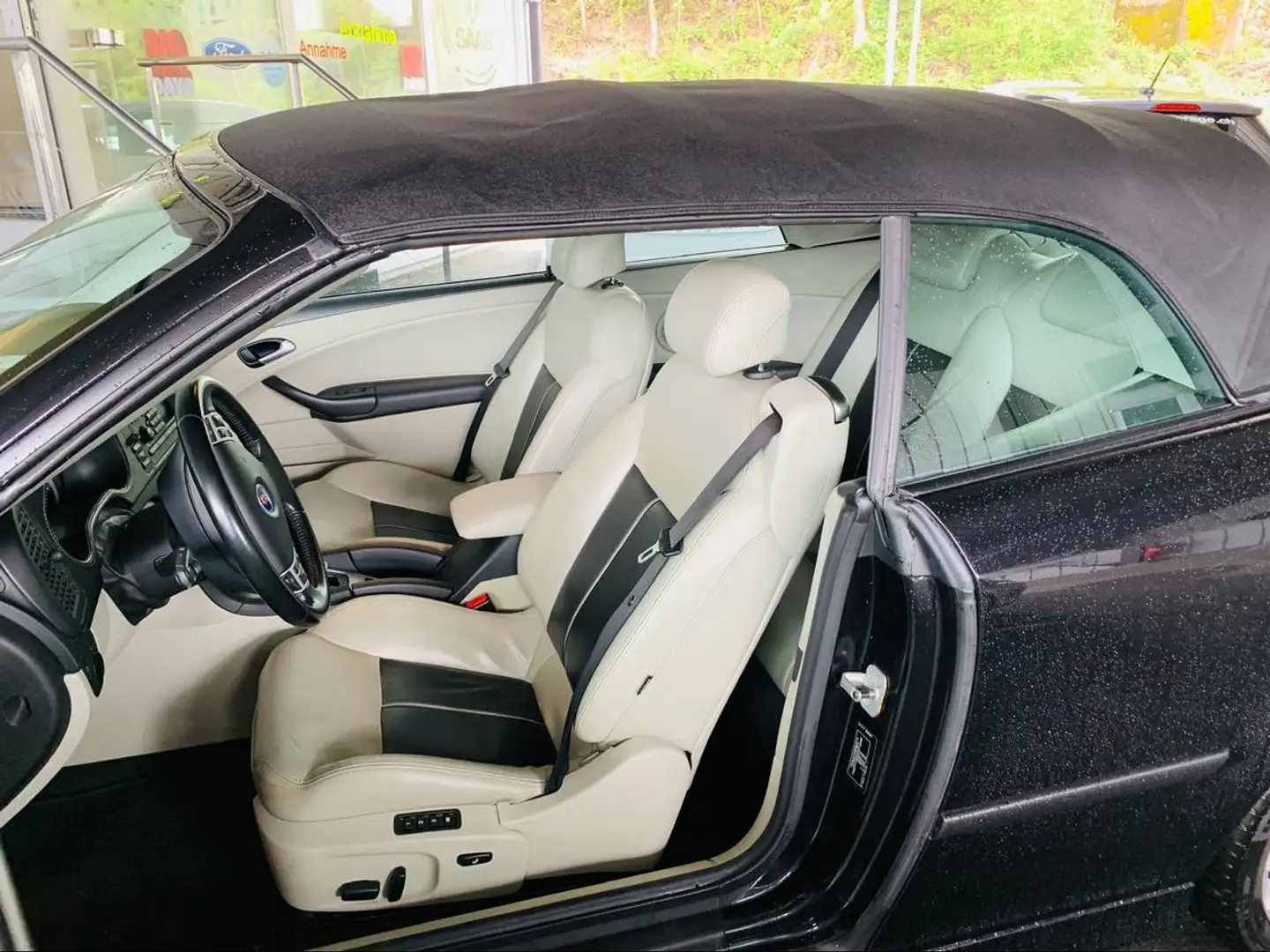 Saab 9-3 9-3 2.0 t Cabrio Aut. Schwarz - 2