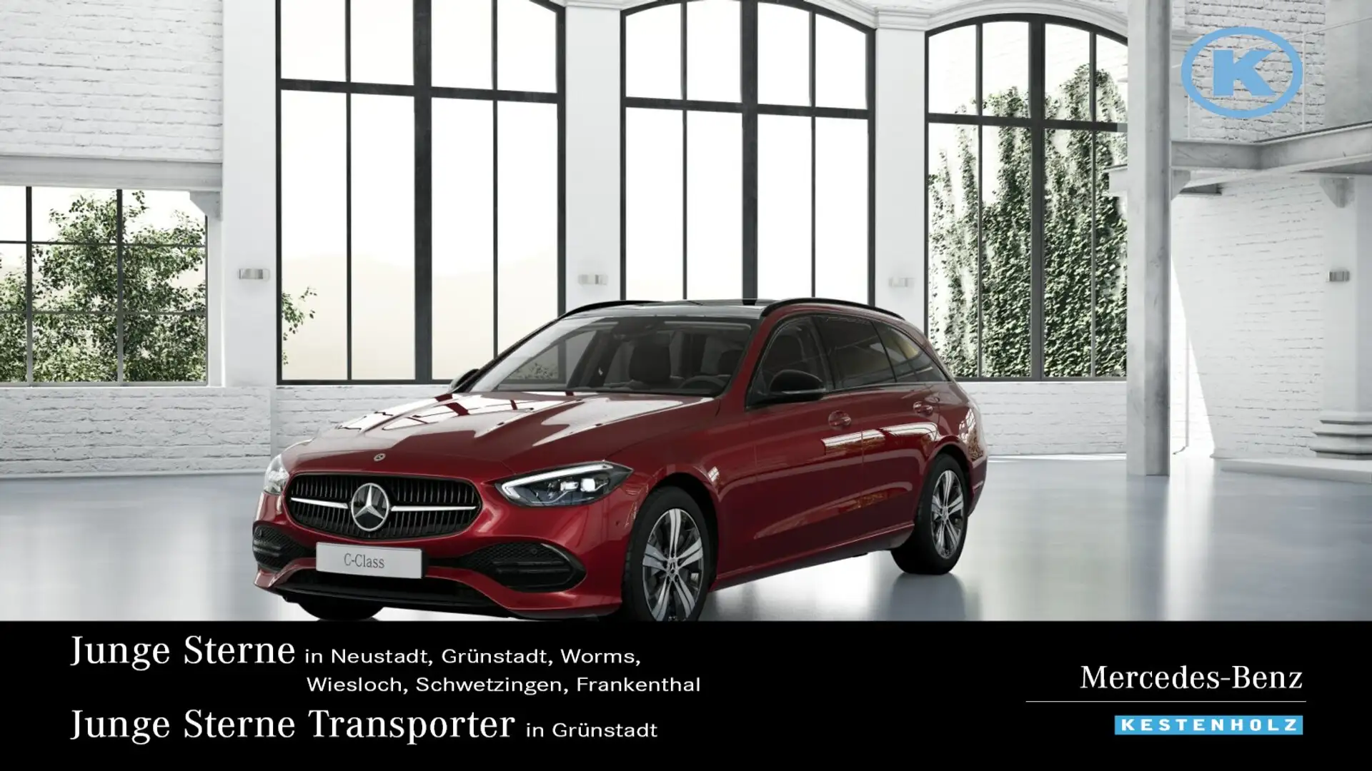 Mercedes-Benz C 300 C 300 e T AVANTGARDE+PANO+MEMO+KAMERA+BURM+NIGHT Rot - 1