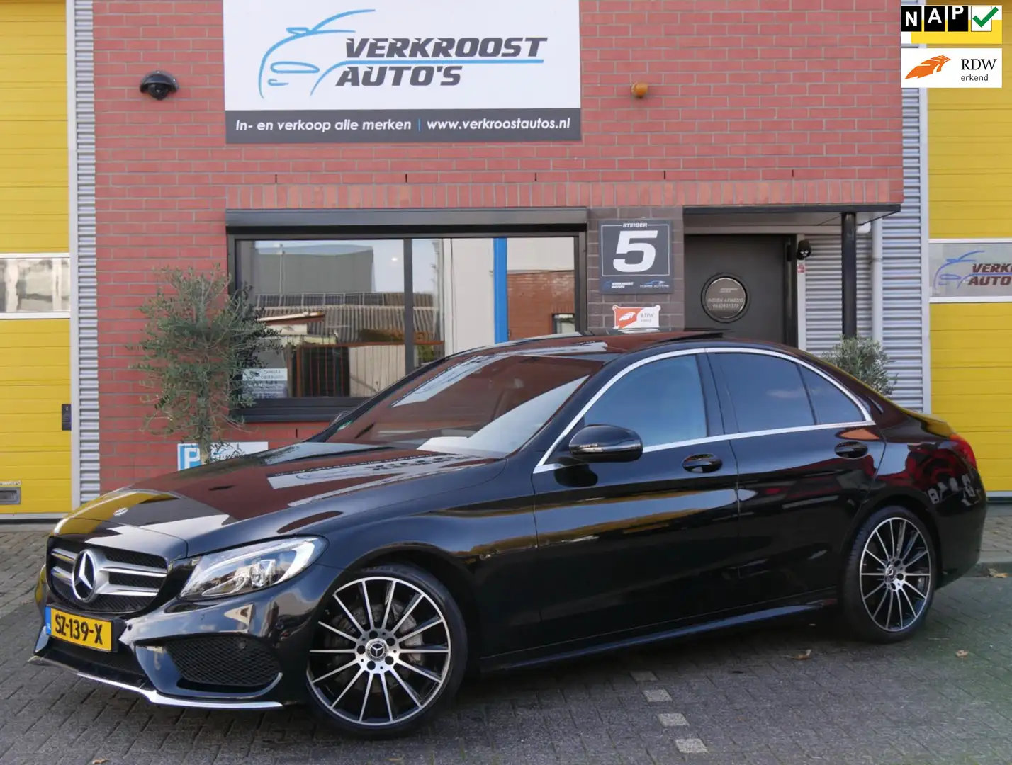 Mercedes-Benz C 180 Sport Edition Premium Plus, pano, camera. Zwart - 1