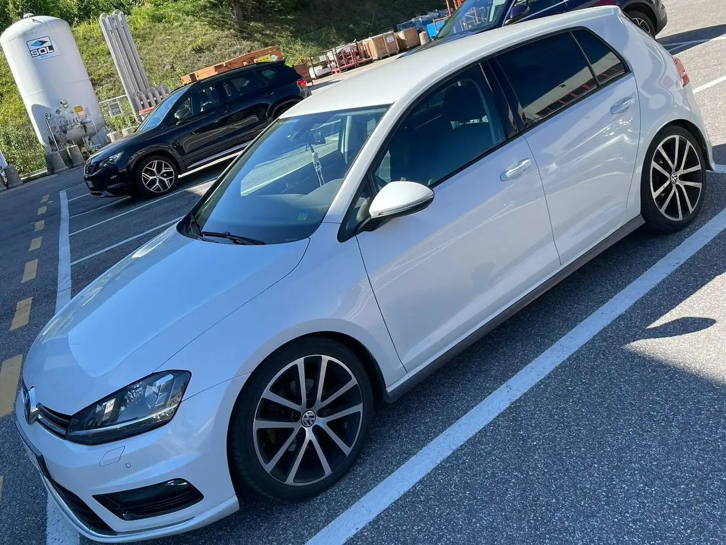 Volkswagen Golf 7 R-line Bianco - 2