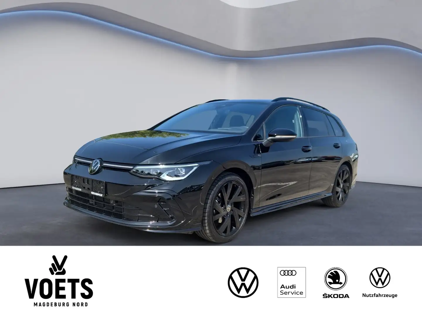 Volkswagen Golf Variant 1.5eTSI DSG R-Line LED+HUD+ACC+DAB Negro - 1