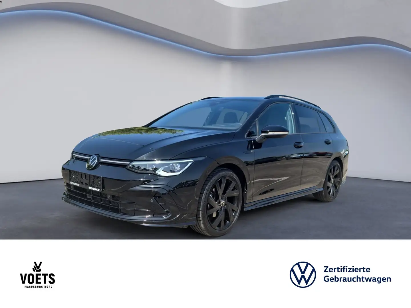 Volkswagen Golf Variant 1.5eTSI DSG R-Line LED+HUD+ACC+KAM+PDC Schwarz - 1