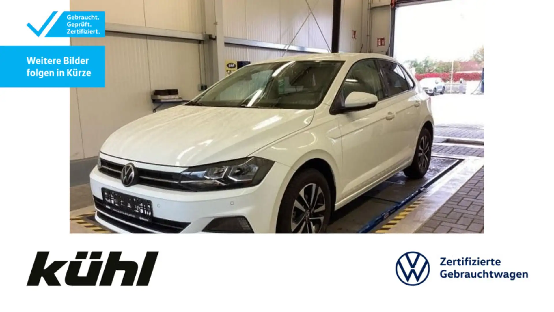 Volkswagen Polo 6 VI 1.0 TSI United App/Navi Weiß - 1