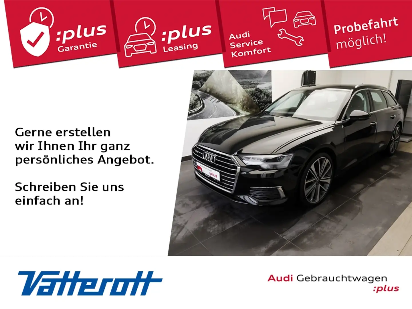 Audi A6 Avant 50 TFSI e quattro design Leder Schwarz - 1