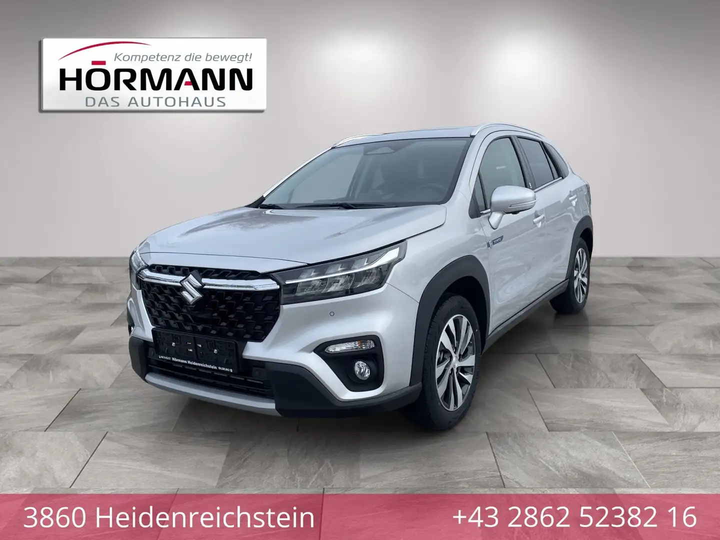 Suzuki S-Cross 1,4 Hybrid Flash *Snowfox* Argent - 1