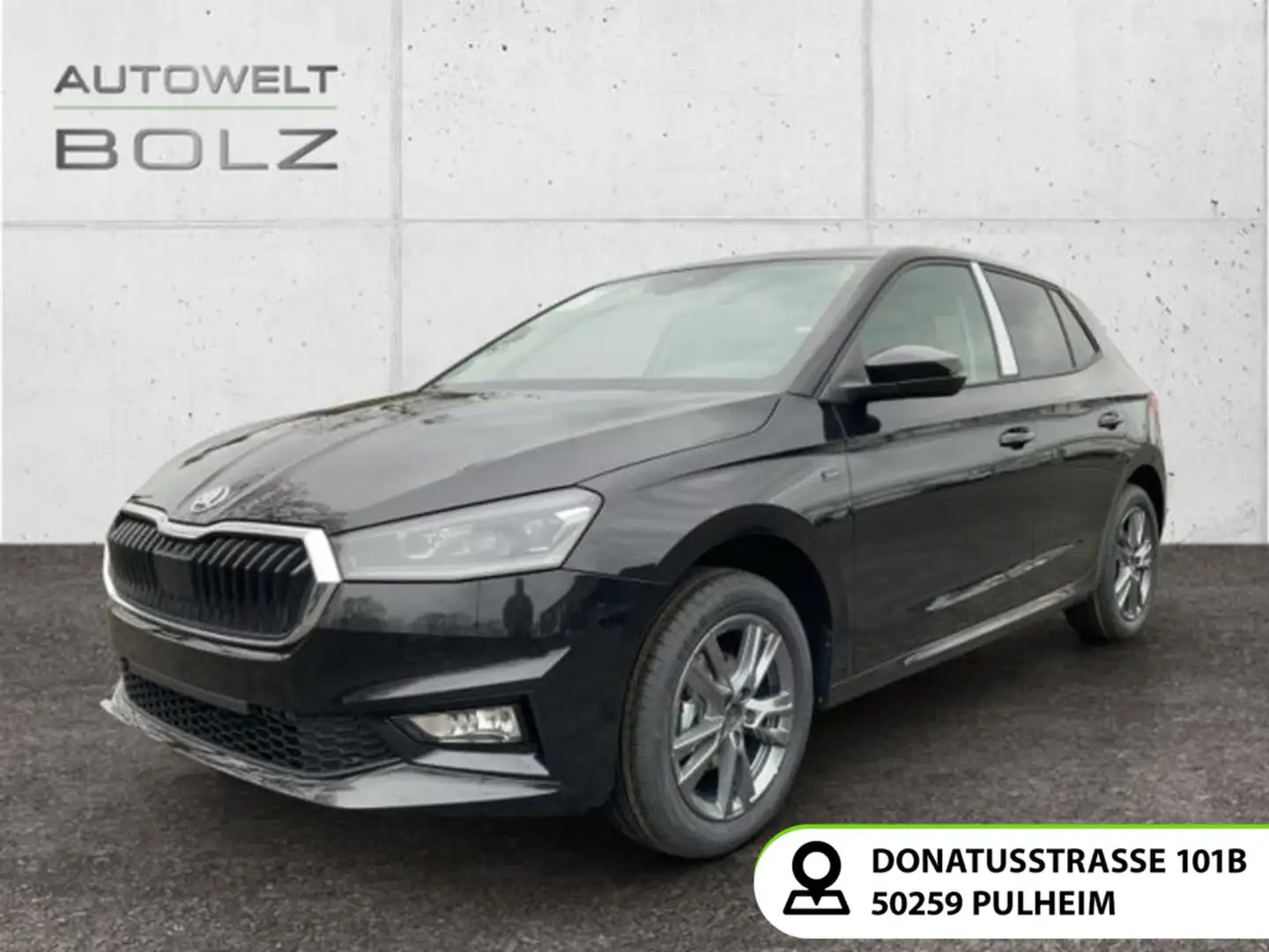 Skoda Fabia Tour 1.0 TSI Navi digiCock LED ACC Klima F Schwarz - 1