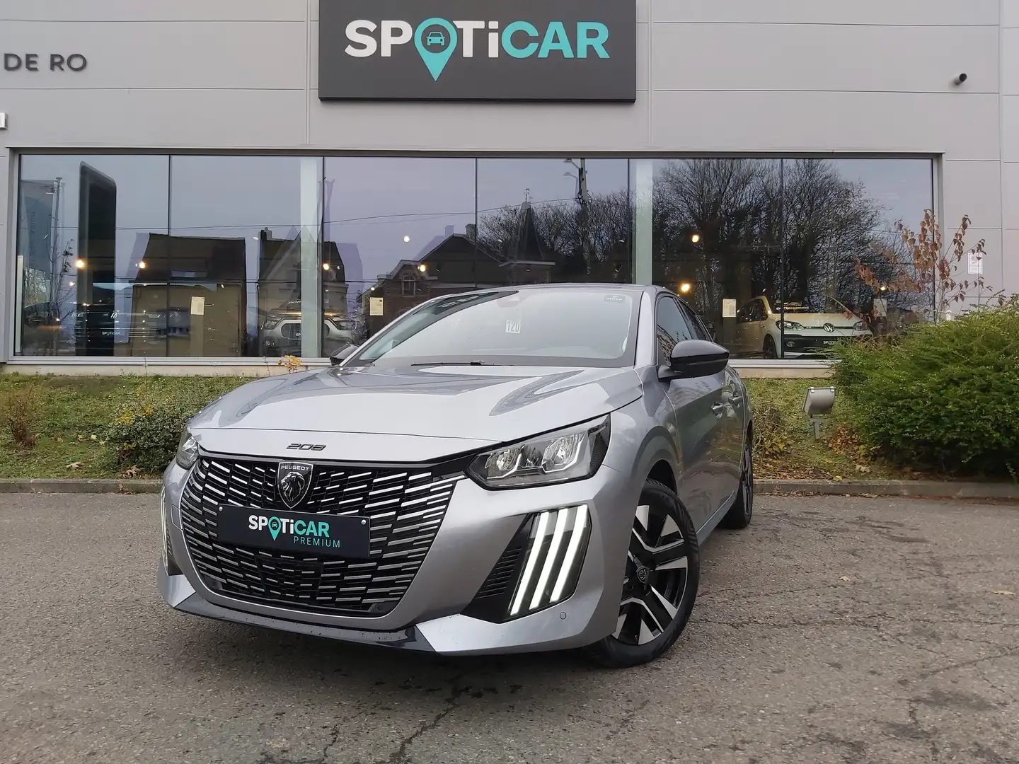 Peugeot 208 208 1.2 Turbo 100ch  Allure AUTOMATIQUE Gris - 1