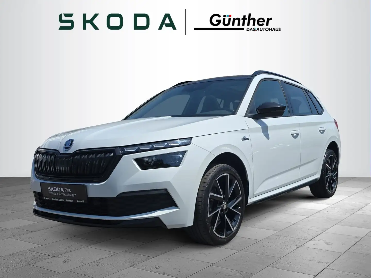 Skoda Kamiq 1.5 TSI Monte Carlo DSG +NAVI+PANO+ACC Bianco - 2