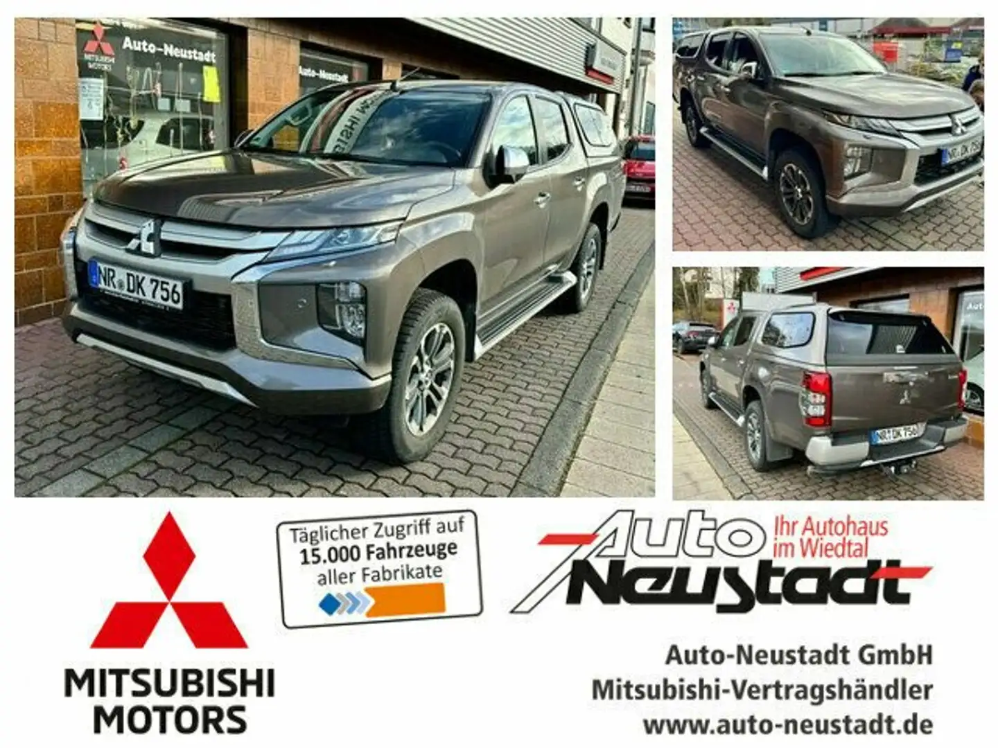 Mitsubishi L200 Doppelkabine TOP 2.2 DI-D 4WD Automatik Brun - 1