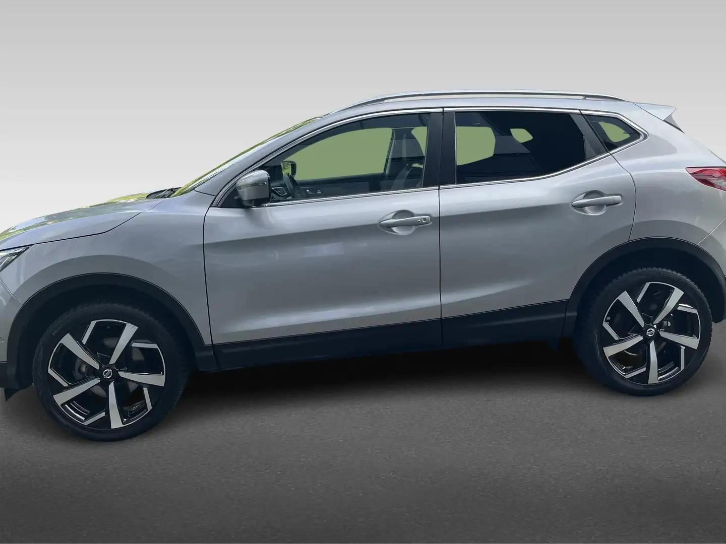 Nissan Qashqai 1.3 DIG-T Tekna halfleder | panoramadak | stoelver Gris - 2