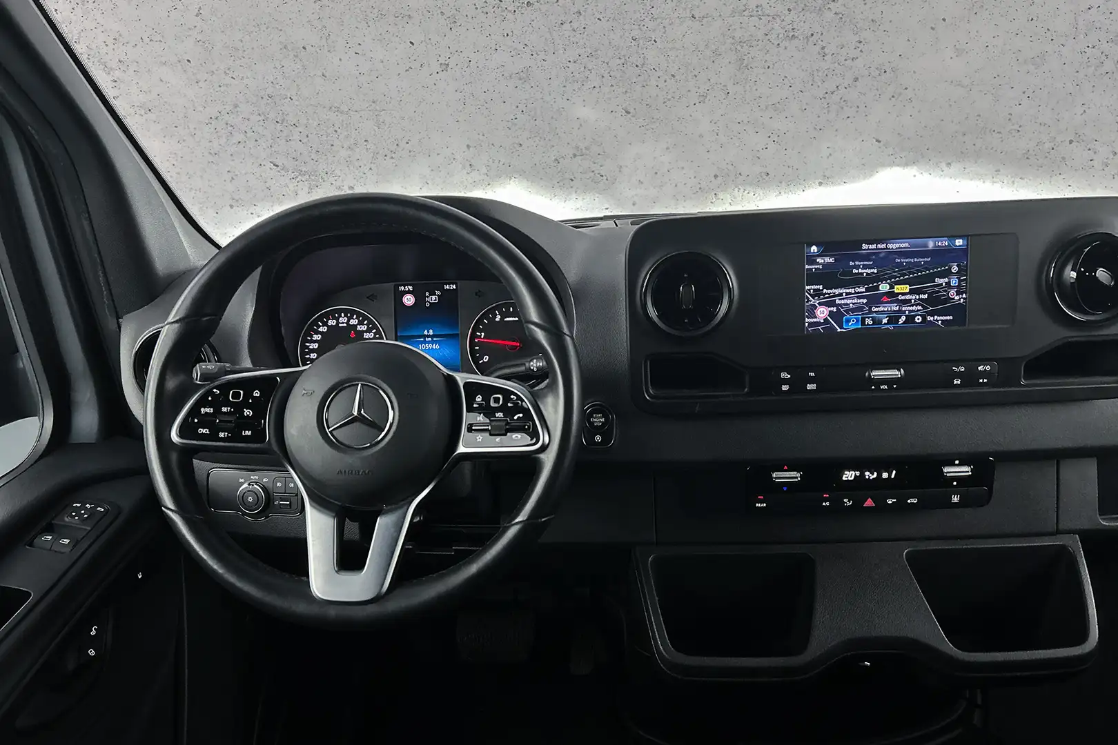 Mercedes-Benz Sprinter 317 CDI L2H1 RWD | Led koplampen | Navigatie | Cam Grijs - 2
