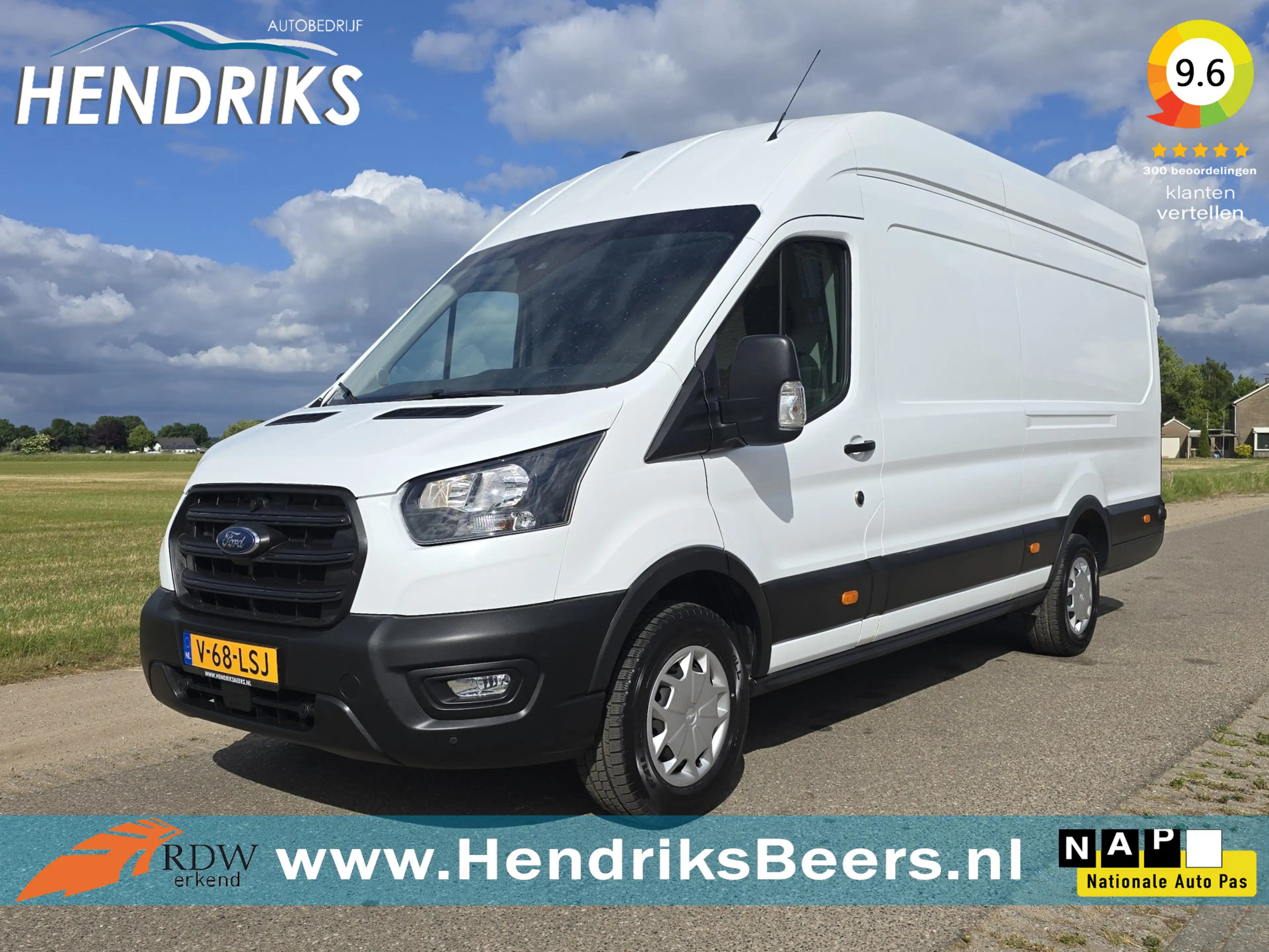Ford Transit 350 2.0 TDCI L4 H3 Trend RWD - 170 Pk - Euro 6 - P