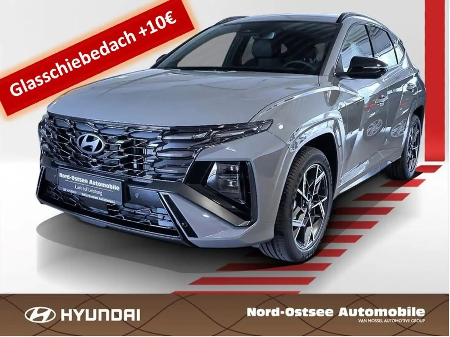 Hyundai TUCSON N Line !Schiebedach +10€ mtl.! Gris - 1