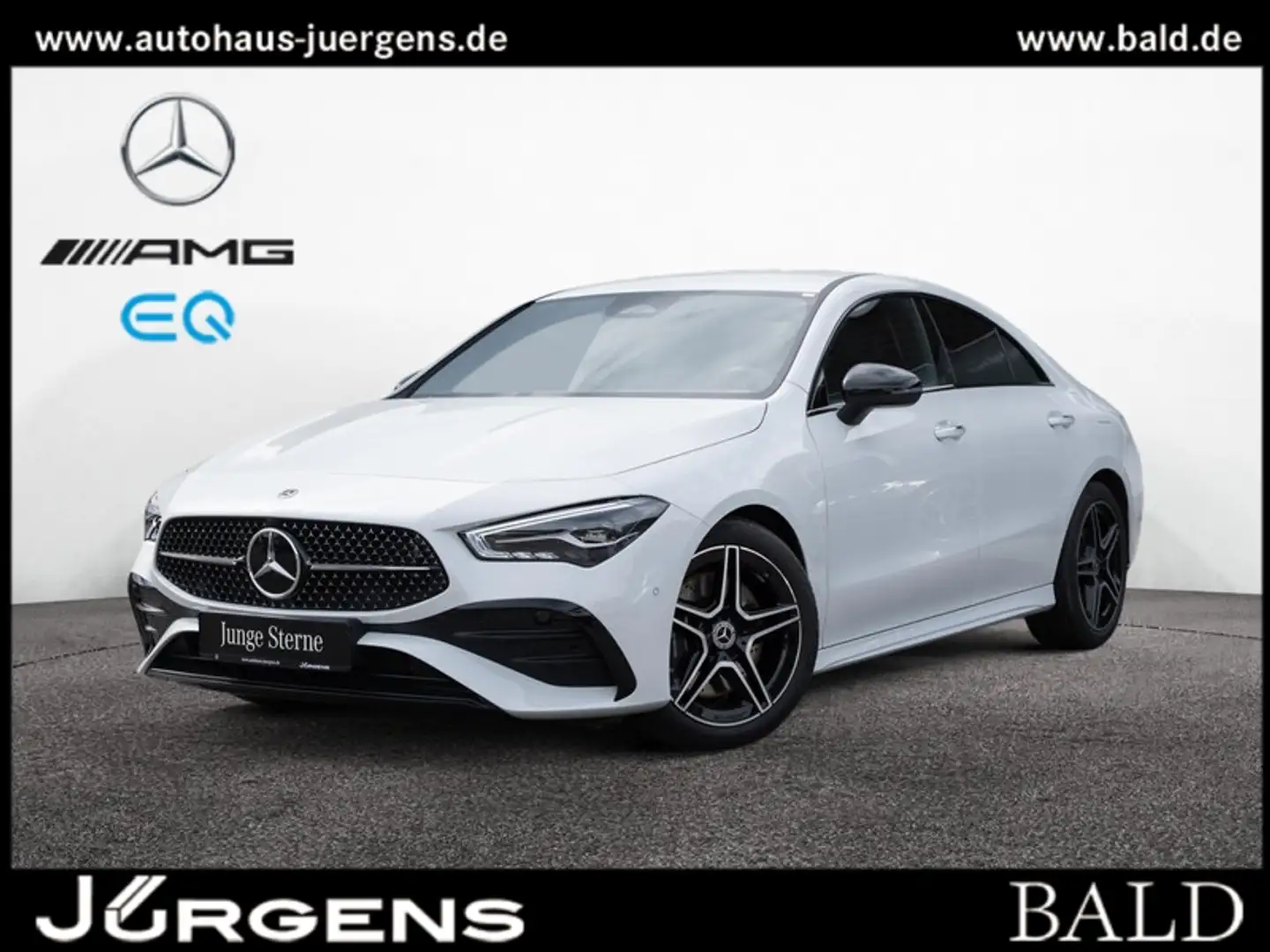 Mercedes-Benz CLA 250 4M Coupé AMG-Sport/LED/Cam/Night/Distr Weiß - 2