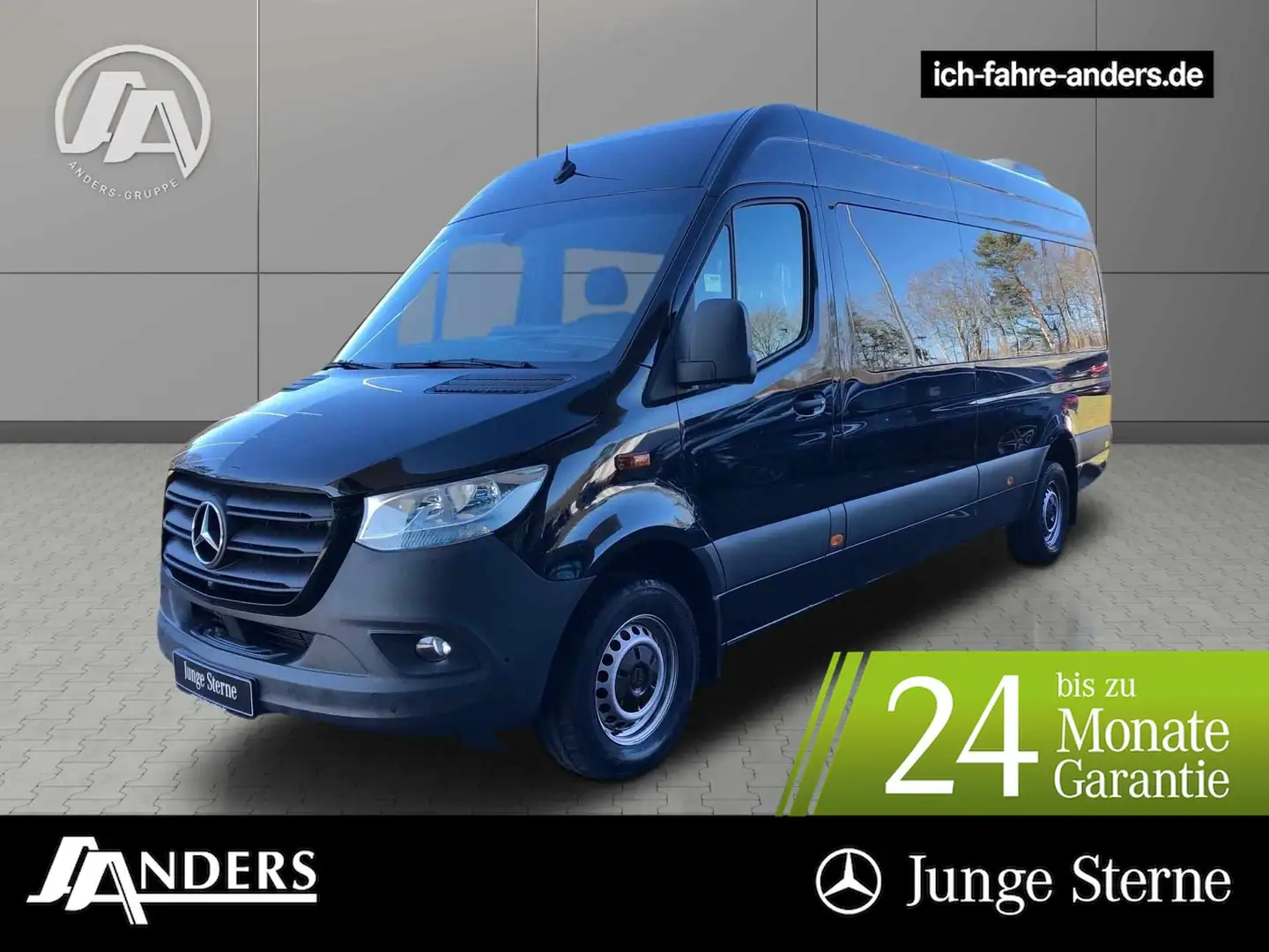 Mercedes-Benz Sprinter 317 Kombi L3H2 Dachklima*AHK*AUT*MBUX Noir - 1