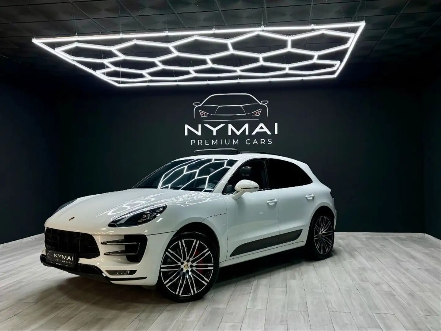 Porsche Macan Turbo Performance Package Aut. Blanc - 2