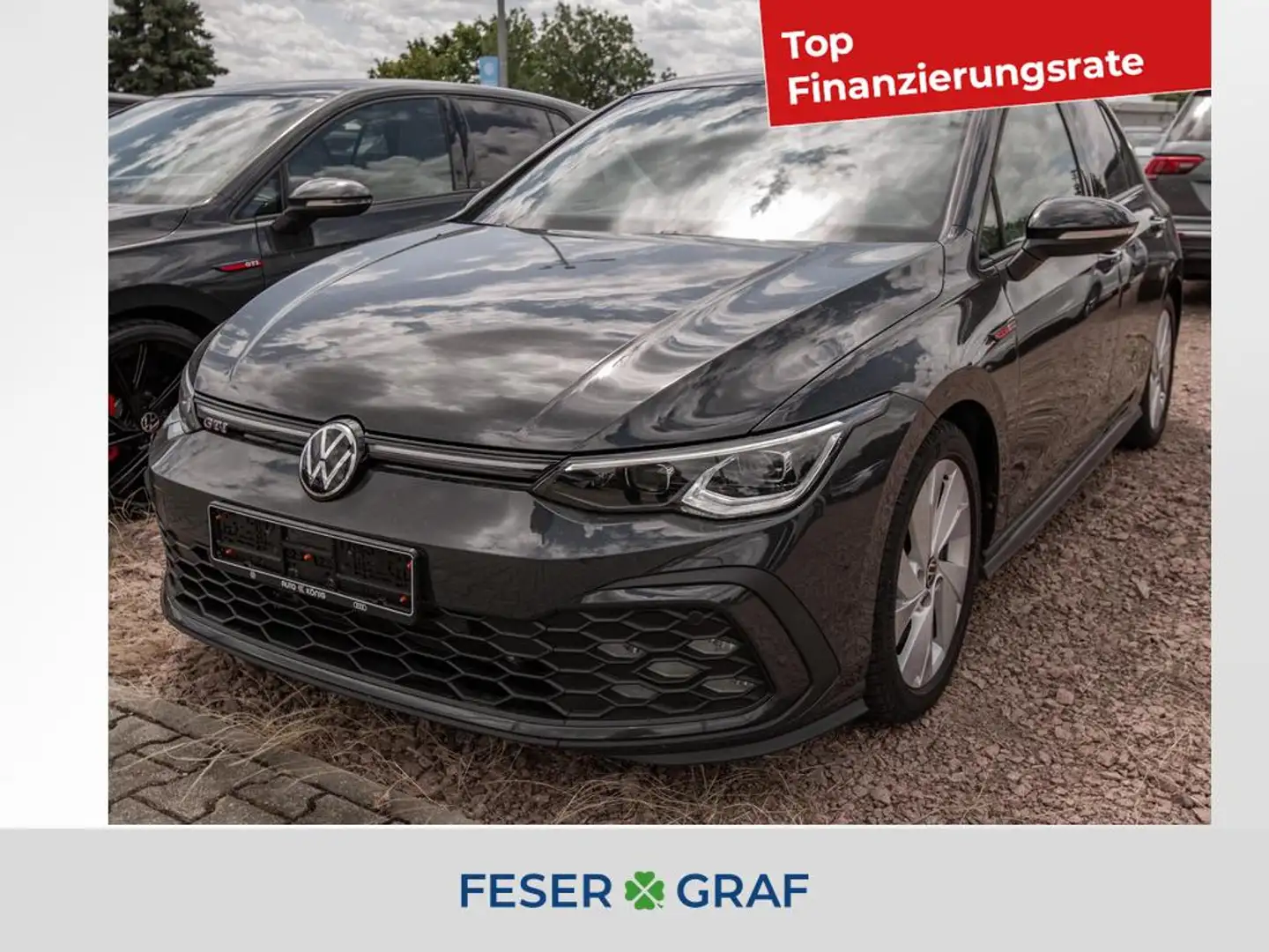 Volkswagen Golf VIII 2.0 GTI DSG/Matrix/ACC/DCC/Pano/BlackStyle Grau - 1