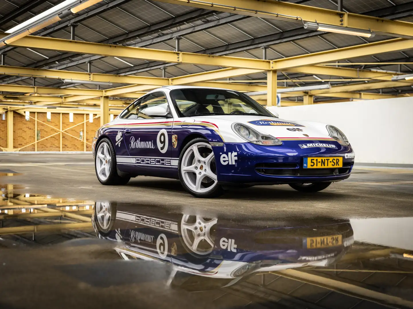 Porsche 911 [996] 3.4 Carrera 4 Coupé Rothmans l Schuifdak Silber - 1