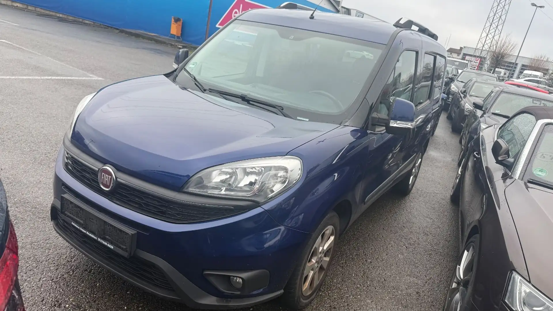 Fiat Doblo Doblò Lounge,Euro 6,Klima,Tüv 4/2027,Alu-F Blau - 1