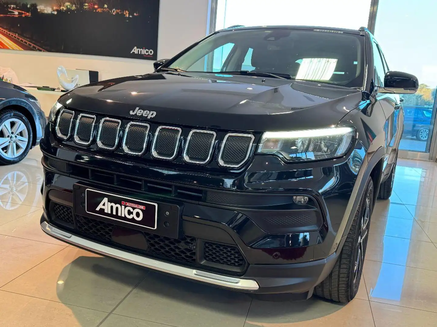 Jeep Compass 1.6 Mjt II 2WD Limited Black 2021 Negro - 2