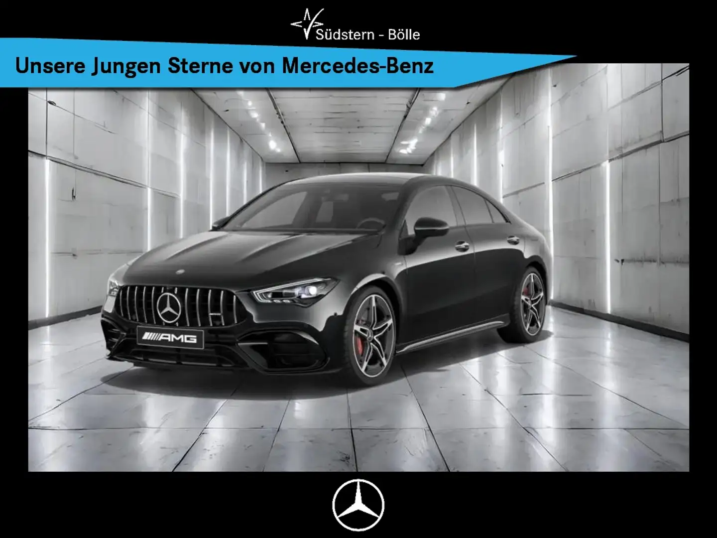 Mercedes-Benz CLA 45 AMG CLA 45 S 4M + AMG Coupé +SHZ+DISTRO+AMBIENTE+PDC Schwarz - 1