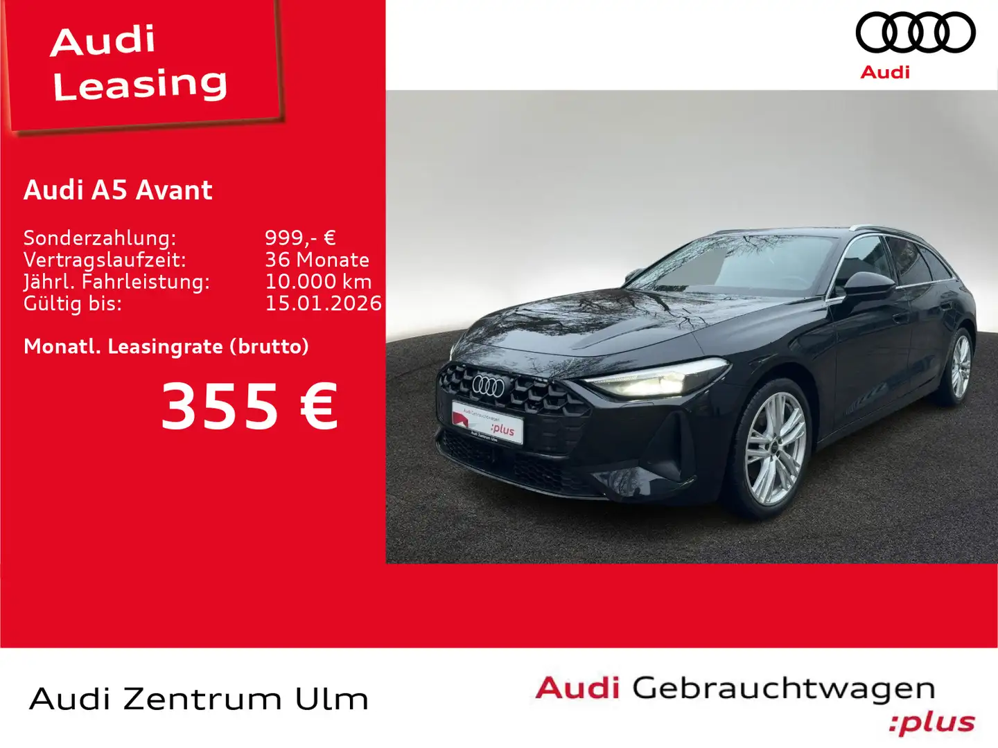 Audi A5 TFSI quattro 19 AHK LED NAVI RFK 5J.GAR Schwarz - 1
