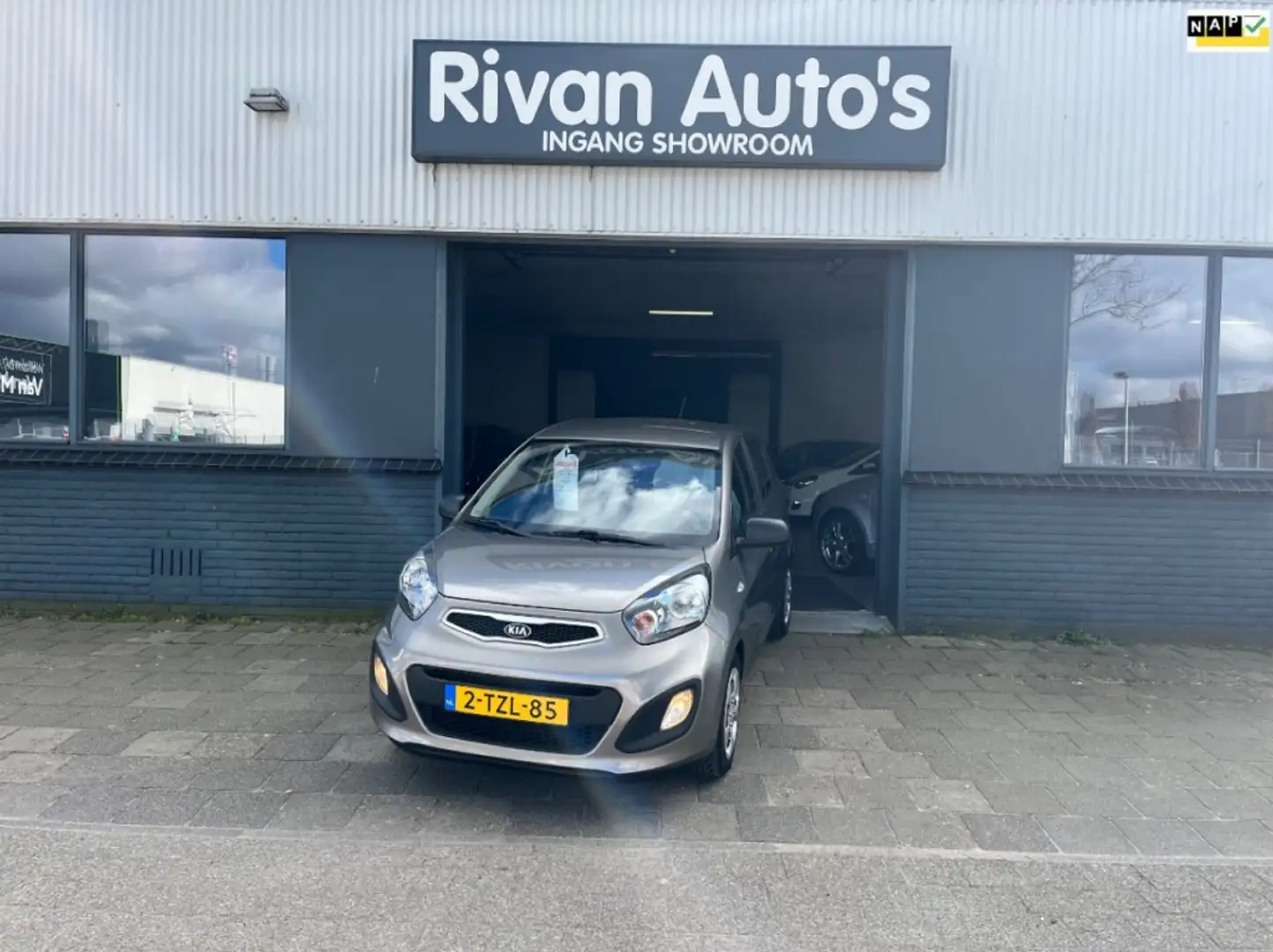 Kia Picanto 1.0 CVVT ISG COMF.P. Grijs - 1