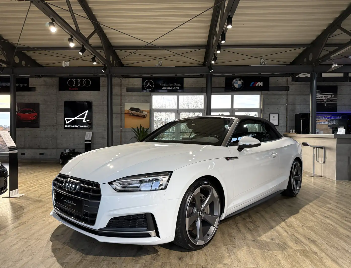 Audi A5 quattro Cabriolet 2.0 TFSI 2x S-line S-tronic Weiß - 2