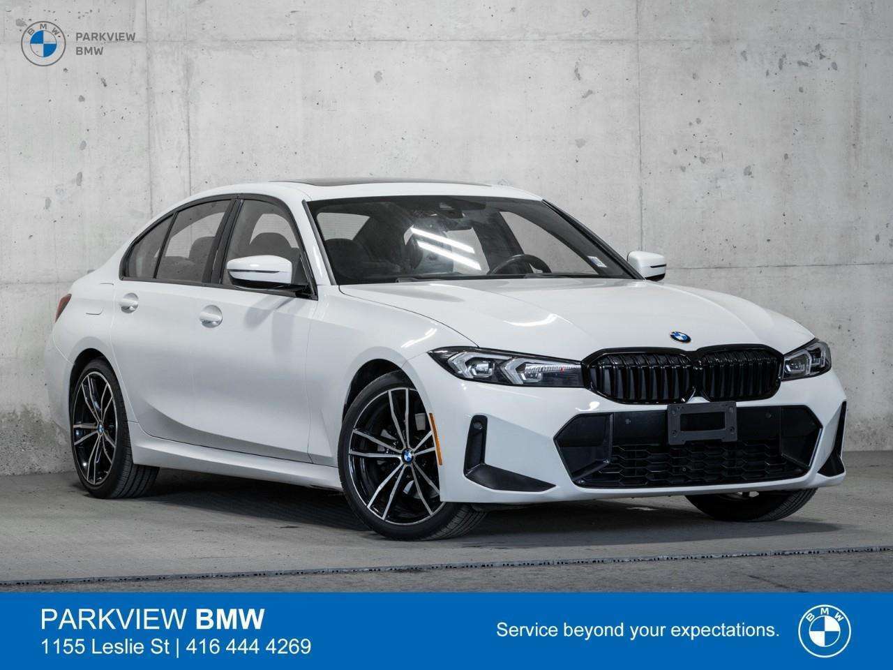 2023 BMW 3 Series AWD CPO NAV CARPLAY MSPORT 19" REMOTESTART SUNROOF