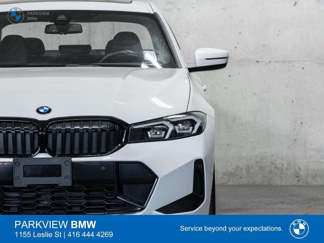 2023 BMW 3 Series AWD CPO NAV CARPLAY MSPORT 19" REMOTESTART SUNROOF — снимка 1