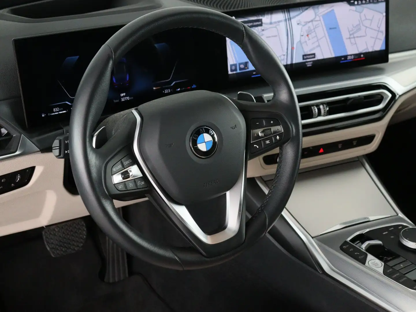 BMW 420 4 Serie Cabrio 420i High Executive Bleu - 2