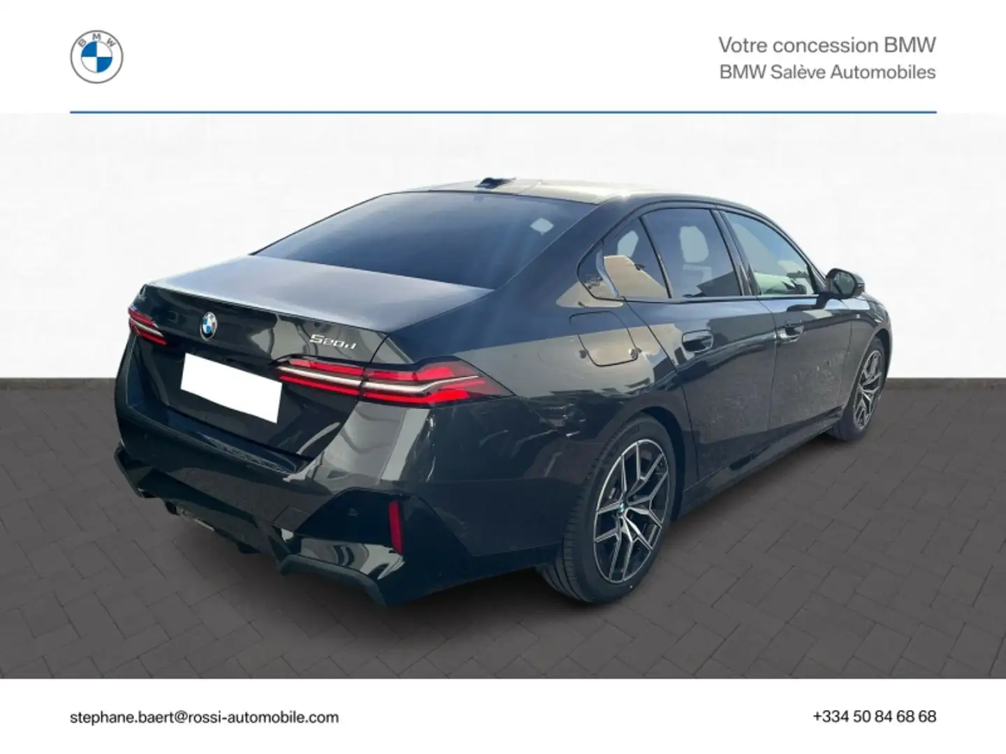 BMW 520 520dA xDrive 197ch M Sport Gris - 2
