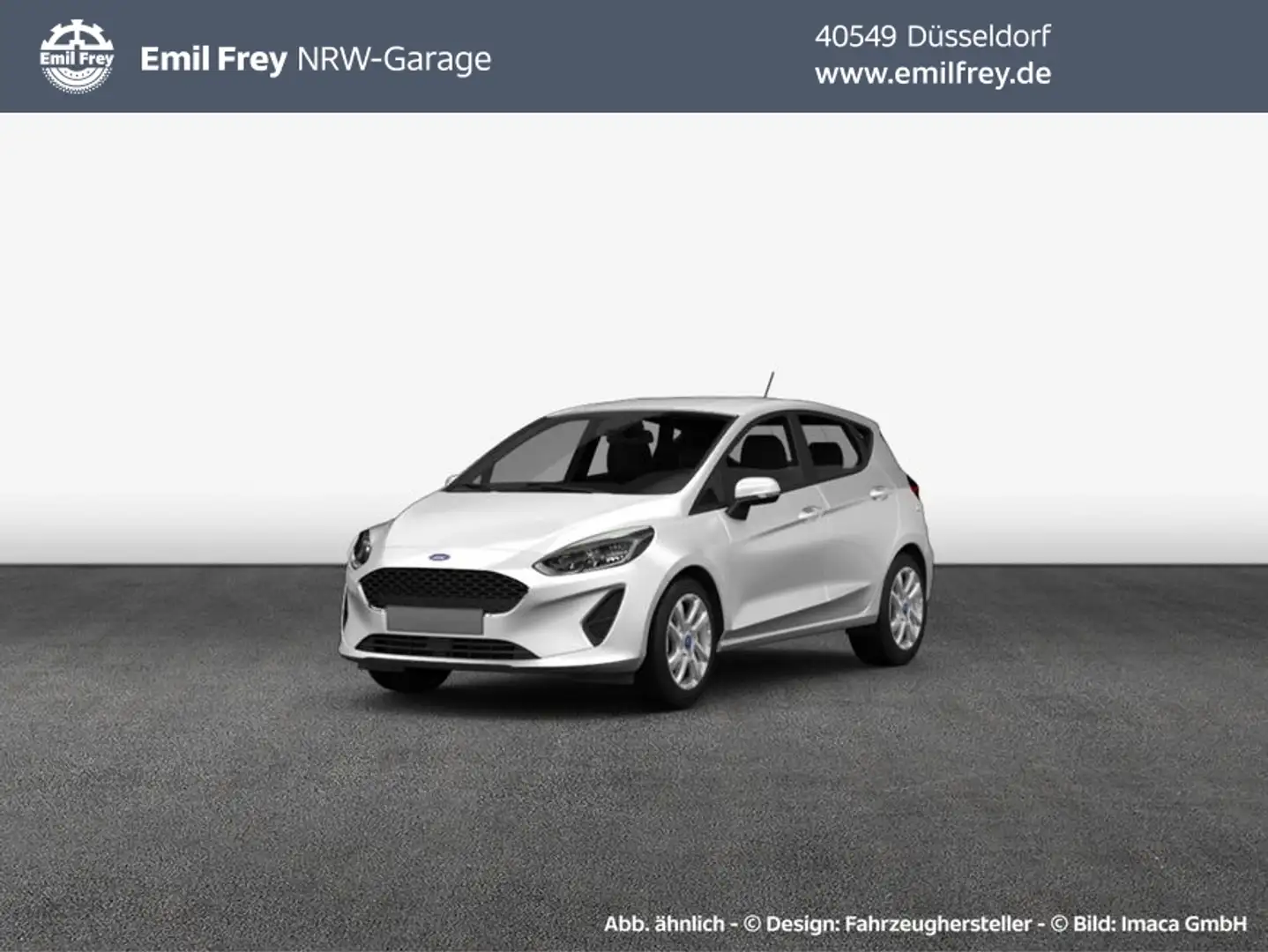 Ford Fiesta TITANIUM 1.5 TDCi NAVI+SHZ+PDC+DAB Blanc - 1