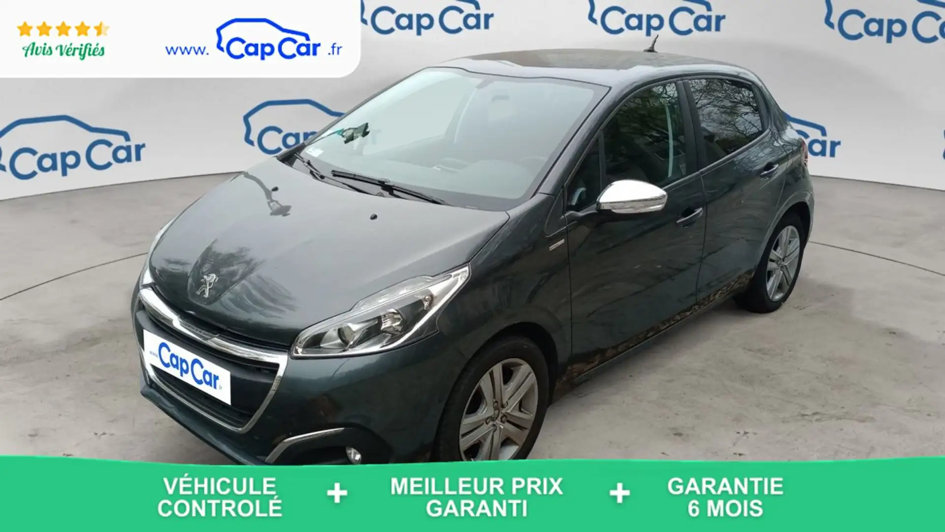 Peugeot 208 I 1.2 PureTech 82 Style Gris - 1