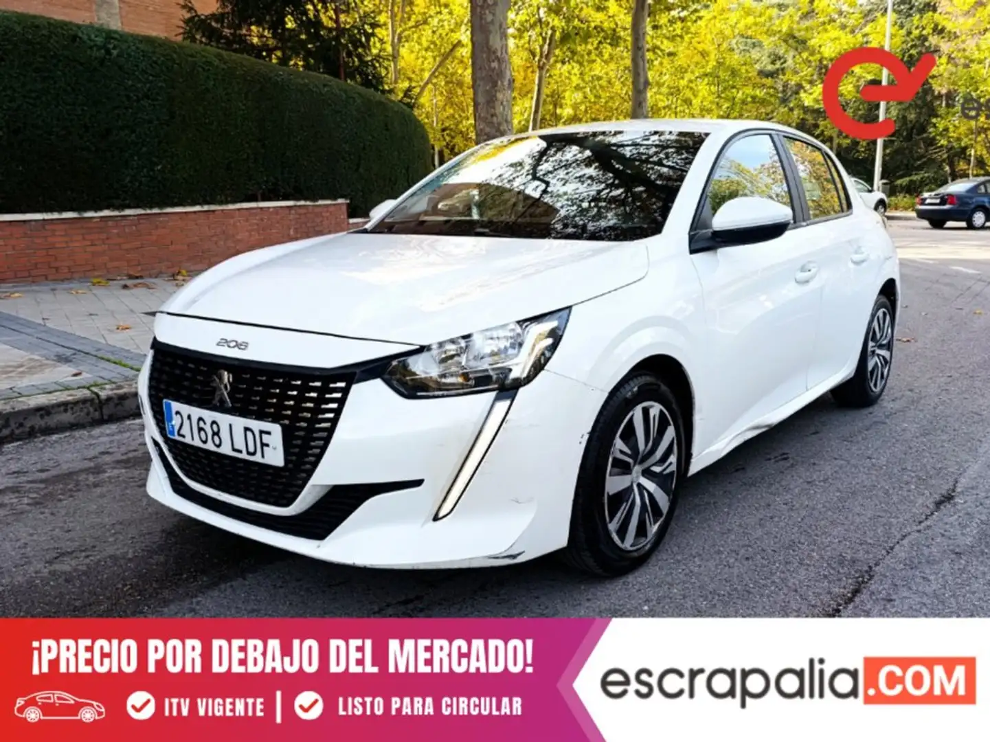 Peugeot 208 BlueHDi 73kW (100CV) Active Blanco - 1