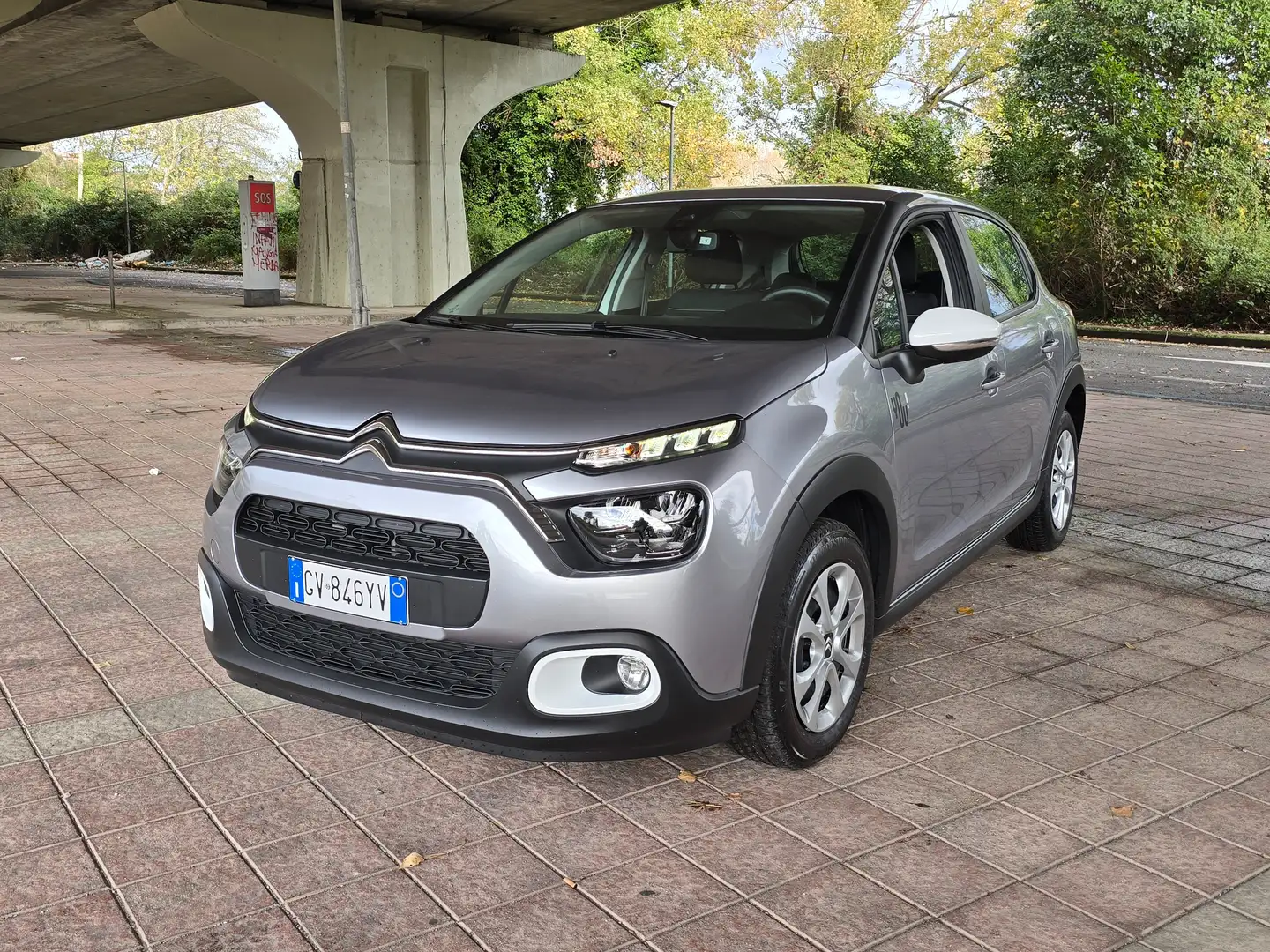 Citroen C3 C3 1.2 puretech You KM ZERO,PREZZO TRATTABILE Grijs - 1