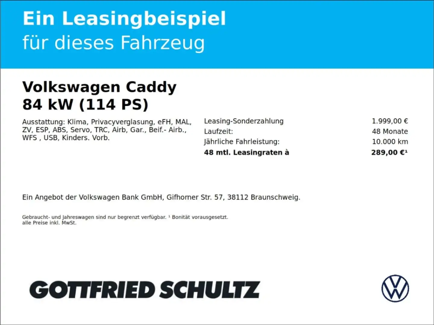 Volkswagen Caddy LIFE 1.5 TSI RADIO KLIMA APP CONNECT Grau - 2