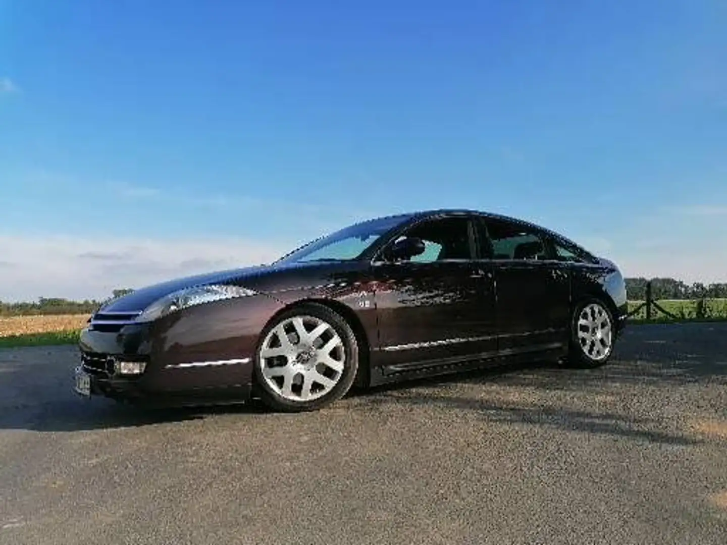 Citroen C6 C6 HDi 205 Biturbo FAP Exclusive Brązowy - 1