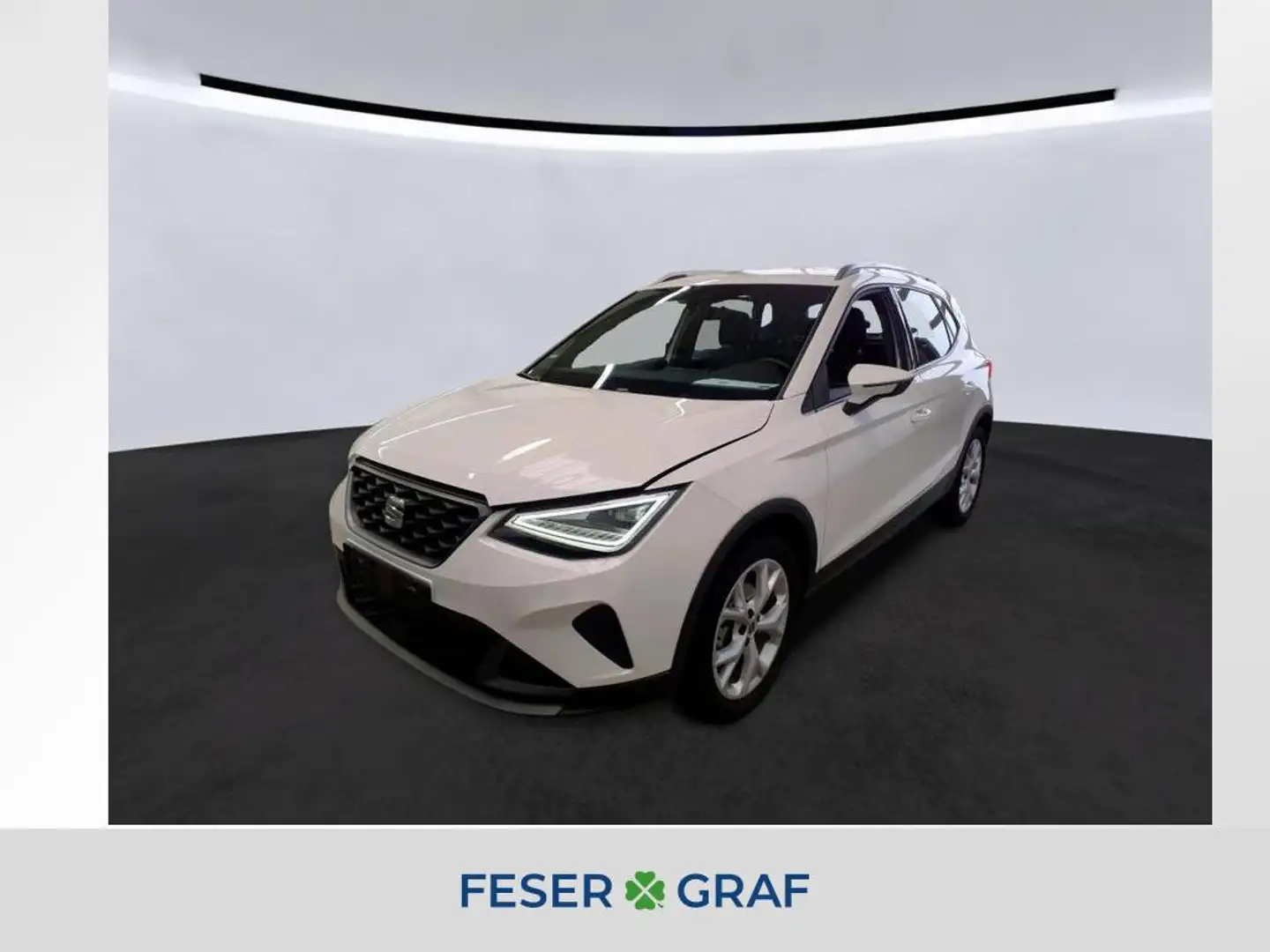 SEAT Arona FR 1.0 TSI LED*NAVI*LM*ACC*PDC*SH Weiß - 1