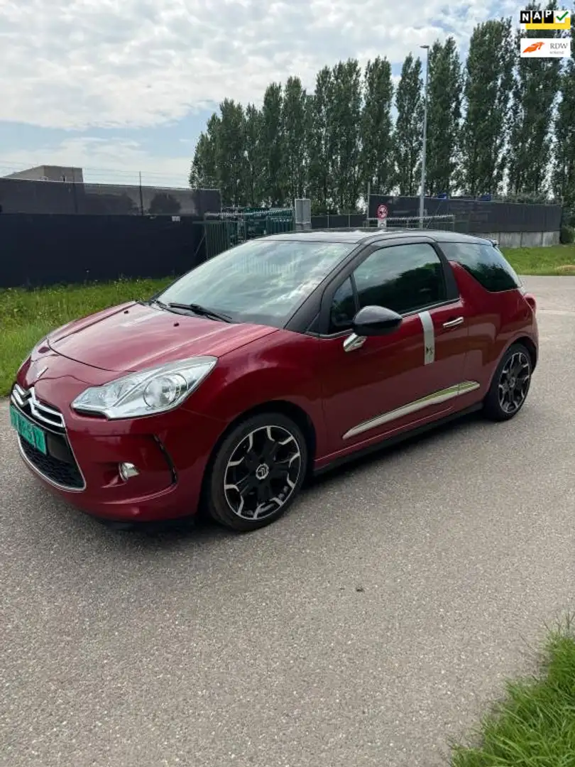 Citroen DS3 1.6 THP Sport Chic|Airco|Cruise|New APK|EXPORT Rood - 1