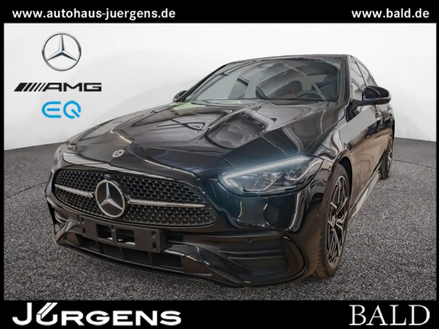 Mercedes-Benz C 200 AMG-Sport/360/Pano/Night/Sitzklima/Distr Noir - 1
